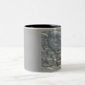 Kopf-Tasse des Todes Zweifarbige Tasse (Mittel)