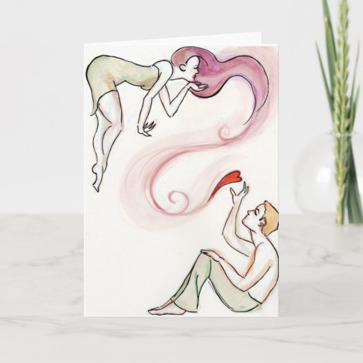 Kopf über Heels 2 Feiertagskarte (Vorderseite)