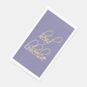 Kopf über Heels in Liebe Serviette (Ecke)