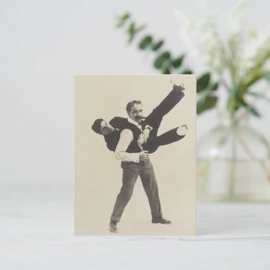 Kopf über Heels Postkarte (Stehend Vorderseite)