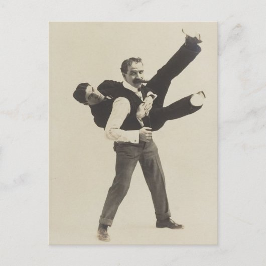 Kopf über Heels Postkarte (Vorderseite)