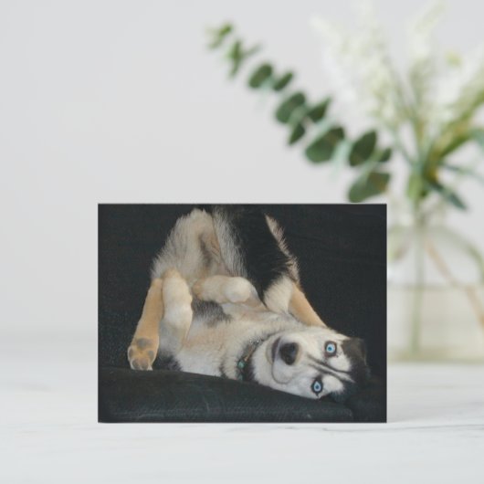 Kopf-über-Hefe-Postkarten Postkarte (Stehend Vorderseite)