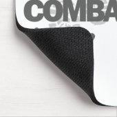Kopf über Kampf-Stiefeln Mousepad (Ecke)