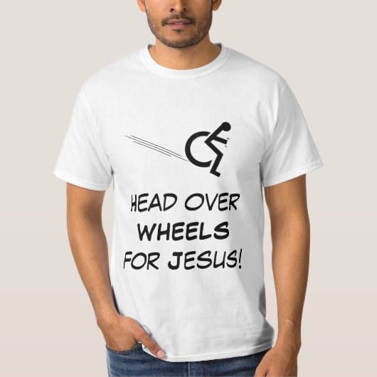 Kopf über Rädern T-Shirt (Vorderseite)