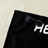 Kopf und Füße Strandtuch (Beispiel)