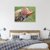 Kopf- und Mischauge eines Hover Fly 2 Leinwanddruck (Insitu (Schlafzimmer))