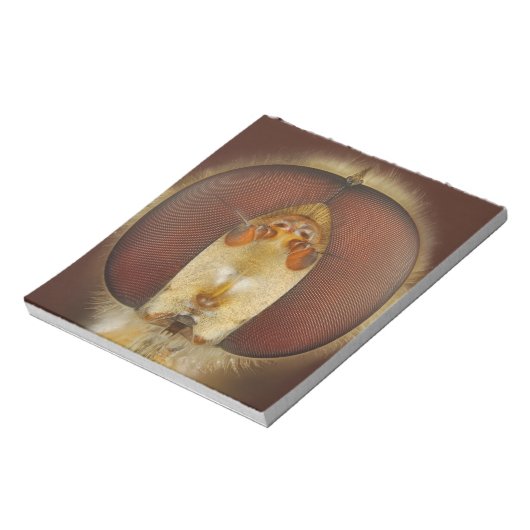 Kopf- und Mischaugen eines Hover Fly Notizblock (Rotiert)