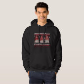 Kopf- und Nackenkrebs-Burgund-Band Hoodie (Vorne ganz)