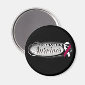 Kopf-und Nackenkrebsüberleben Magnet (Vorderseite/Rückseite)