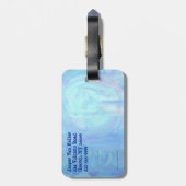 Kopf-und Schwanz-Schwein-Muster Gepäckanhänger (Rückseite vertikal)