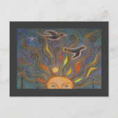 Kopf Voller Fall Postkarte (Vorderseite)