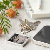 Kopf von Alexander der Große Schlüsselanhänger (Seite)