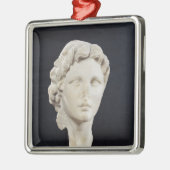 Kopf von Alexander der Große Silbernes Ornament (Links)