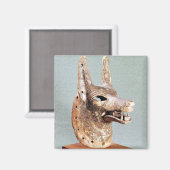 Kopf von Anubis, mit aufklappbarem Kiefer Magnet (Vorderseite/Rückseite)