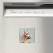 Kopf von Anubis, mit aufklappbarem Kiefer Magnet (In Situ (Geschirrspüler))