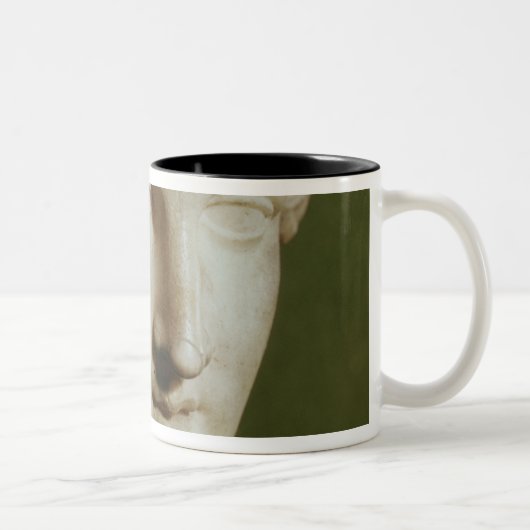 Kopf von Artemis Zweifarbige Tasse (Rechts)