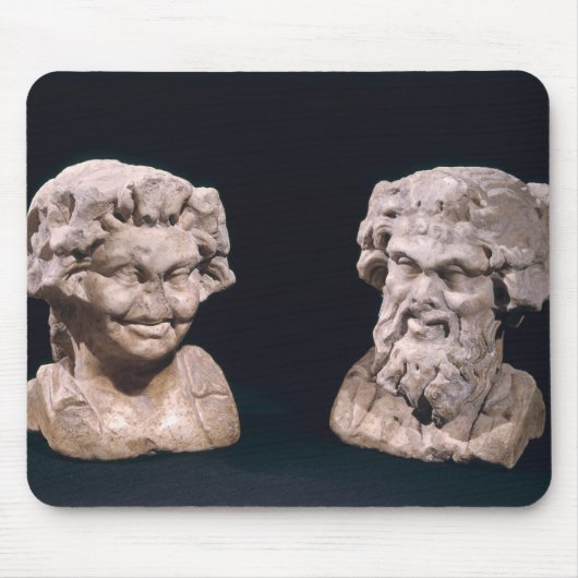 Kopf von Bacchus und Satyr von einer hermatic Mousepad (Vorne)