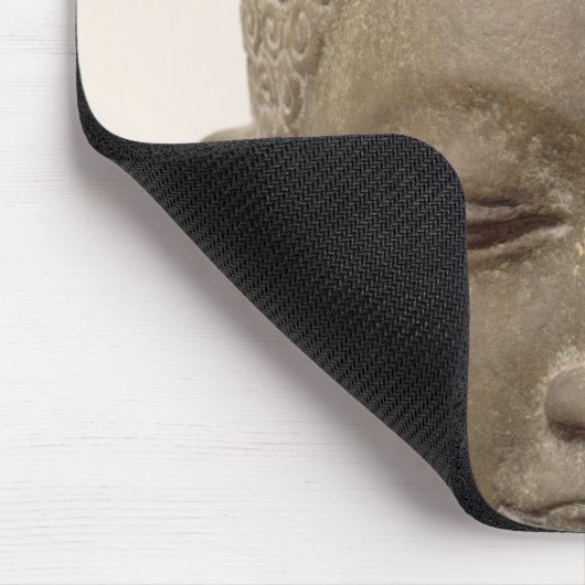 Kopf von Buddha, vom Bottich Romlok Mousepad (Ecke)