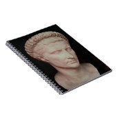 Kopf von Caesar Augustus Notizblock (Rechte Seite)