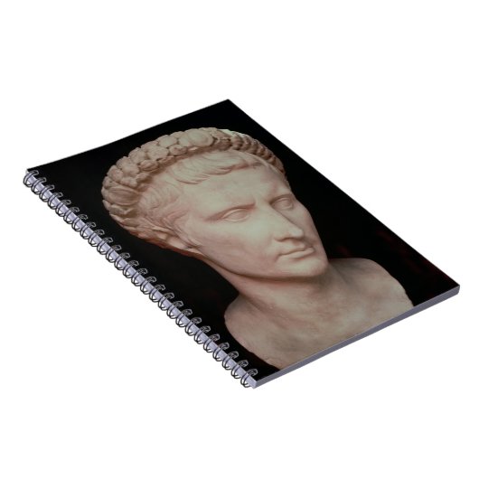 Kopf von Caesar Augustus Notizblock (Rechte Seite)