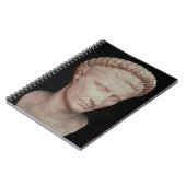 Kopf von Caesar Augustus Notizblock (Linke Seite)