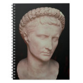 Kopf von Caesar Augustus Notizblock (Vorderseite)