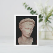 Kopf von Caesar Augustus Postkarte (Stehend Vorderseite)