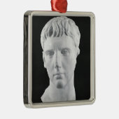 Kopf von Caesar Augustus Silbernes Ornament (Rechts)
