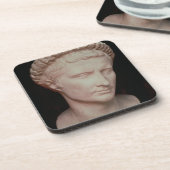 Kopf von Caesar Augustus Untersetzer (Linke Seite)