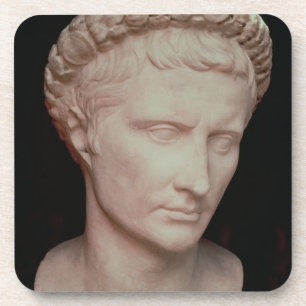 Kopf von Caesar Augustus Untersetzer