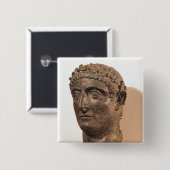 Kopf von Constantine das große Button (Vorne & Hinten)