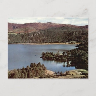 Kopf von Derwentwater Vintage Lake District Postkarte