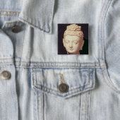 Kopf von einem Buddha, Greco-Buddhistische Art Button (Beispiel)
