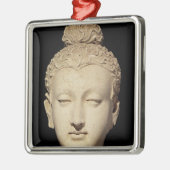Kopf von einem Buddha, Greco-Buddhistische Art Ornament Aus Metall (Links)