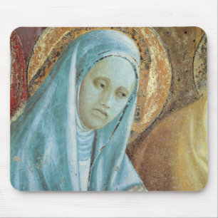 Kopf von Heiliger Anne von der Darstellung von Mousepad