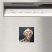 Kopf von Hermes mit einem Pilos Magnet (In Situ (Geschirrspüler))