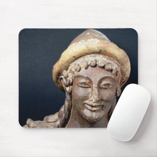 Kopf von Hermes pilos tragend Mousepad (Mit Mouse)