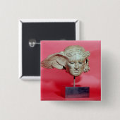 Kopf von Hypnos, Kopie einer Hellenistic Vorlage Button (Vorne & Hinten)