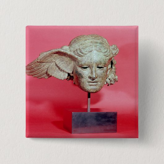 Kopf von Hypnos, Kopie einer Hellenistic Vorlage Button (Vorderseite)