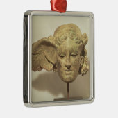 Kopf von Hypnos oder Schlaf Silbernes Ornament (Rechts)