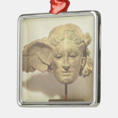 Kopf von Hypnos oder Schlaf Silbernes Ornament (Links)