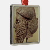 Kopf von Sargon I 2400-2200 BC Silbernes Ornament (Rechts)