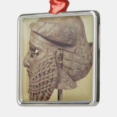 Kopf von Sargon I 2400-2200 BC Silbernes Ornament (Links)