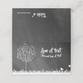 Kopfbrett Platzkarte (Außenseite Aufgefaltet)