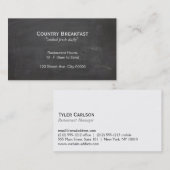 Kopfbrett Visitenkarte (Vorne/Hinten)