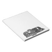 Kopfbretttrailer Notizblock (angewinkelt)