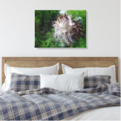 Köpfchen der Kratzdistel Leinwanddruck (Insitu (Schlafzimmer))