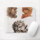 Köpfe der schlechten Dämonen Mousepad (Mit Mouse)