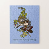 Köpfe fliegen puzzle (Vertikal)