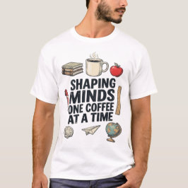 Köpfe formen, eine Tasse Kaffee nach der anderen - T-Shirt